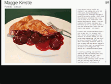 Tablet Screenshot of maggiekinstle.com